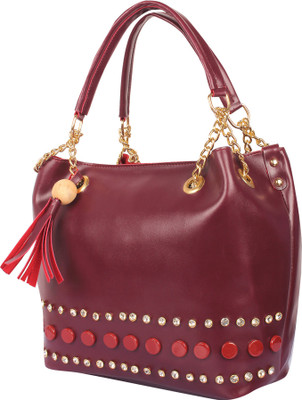 

Aadhunik Libaas Hand-held Bag(Maroon)