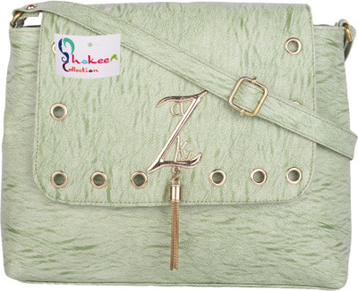 

Shokeen Collection Sling Bag(Green)