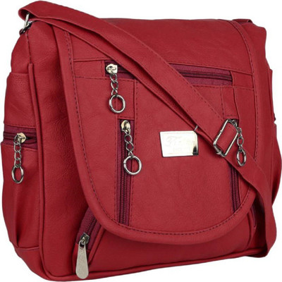 

VINDHWASHNI Hand-held Bag(Maroon)