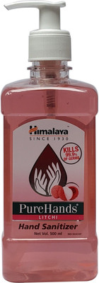 

Himalaya Pure Hand Sanitizer Litchi fragrance(500 ml, Pump Dispenser)