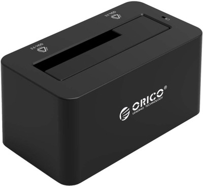 

Orico 6619us3 5gbps Super Speed USB 3 .0 to Sata Hard Drive HDD Docking Station for 2.5 Inch or 3.5" Hard Drive - Black(For Supports all 2.5 and 3.5-inch SATA drives up to 8TB capacity, Black)