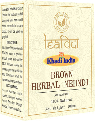 

Leafveda Brown Herbal Mehndi (Amonia Free)(100 g)