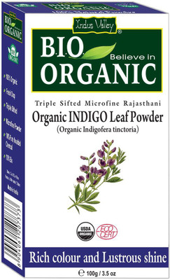 

Indus Valley BIO Organic INDIGO HENNA ( Indigofera Tinctoria)(100 g)