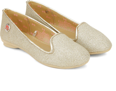 

Barbie Girls Slip on Ballerinas(Gold