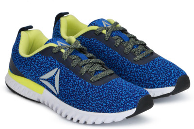 

REEBOK Boys Lace Running Shoes(Blue, Coll navy/hi vis green