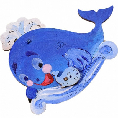 

Ugears Whale - 3D Coloring Model(Beige)