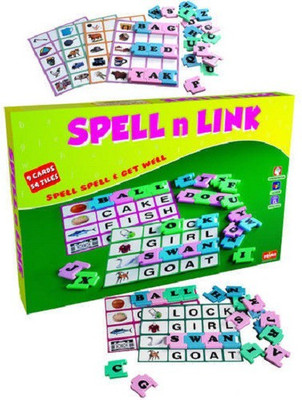 

Nabhya Spell N Check Educational Game Form More Than 500 Basic Words With Connecting Tiles(Multicolor)