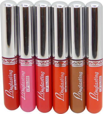 

firstzon™ Long lasting lip gloss set of 6 C(6, C)