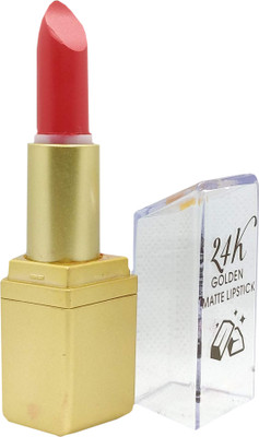 

AddBeauty With 24K Golden Matte Lipstick KS Beauty-012#(Red Shade)