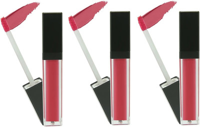 

sheny Collection Matte Me Ultra Smooth of pinky Lip Cream (6 ml Each) - Combo of 3 Pieces(Multicolor)