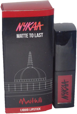 

Nykaa Matte To Last Liquid Lipstick(Maithili-25)