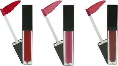 

sheny Collection Matte Me Ultra Smooth Lip Cream (6 ml Each) - Combo of 3 Pieces(Multicolor)