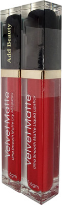 

AddBeauty With Glamour21 Liquid Gloss Lipstick(Blood Red)