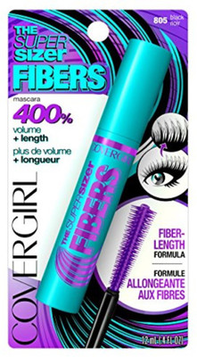 

Cover Girl The Super Sizer Fibers Mascara Black 805, .4 oz 4.5 g(Black)