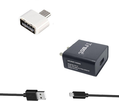 TROST Wall Charger Accessory Combo for Lenovo K8 Plus, Lenovo K8 Note(Black)