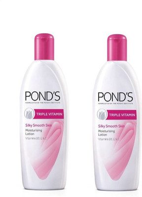 

Ponds SILKY AND SMOOTH SKIN LOTION 300ML PAK OF 2(600 ml)