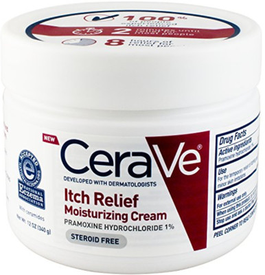 

CeraVe Itch Relief Moisturizing Cream Tub, 12 Ounce(350 ml)
