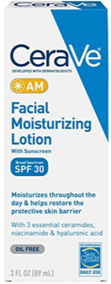 

CeraVe Facial Moisturizing Lotion AM SPF 30, 3 oz, Face Moisturizer for Daytime Use(890 ml)