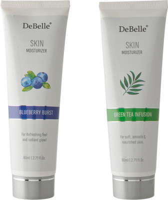 

DeBelle Skin Moisturizer Combo Kit of 2 ( Blueberry Burst and Green Tea Infusion )(160 ml)