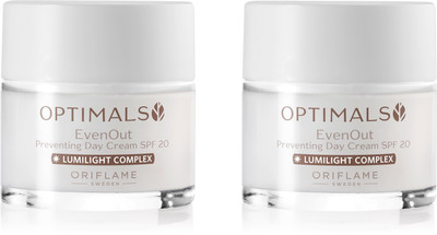Oriflame Sweden Optimals Even Out Preventing Day Cream SPF 20 (set of 2)(100 ml)