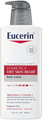 

Eucerin Diabetics' Dry Skin Relief Body Lotion, 16.9 Ounce(500 ml)