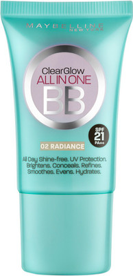 

Maybelline Clear Glow All in one BB Cream (02 Radiance)(18 ml)