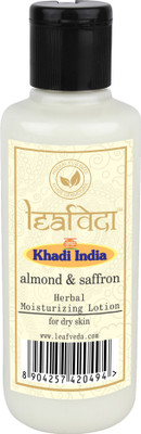 

Leafveda Khadi Almond & Saffron moisturizing Lotion(210 ml)