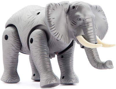 

CHANNEL2OYS Musical and Walking Elephant Battery Operated Toy for Kids (Batteries are not Included) (Pack of 1)(Grey)