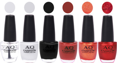 

AQ Fashion Gel Nail Polish Combo 2478 Multicolor(Pack of 6)