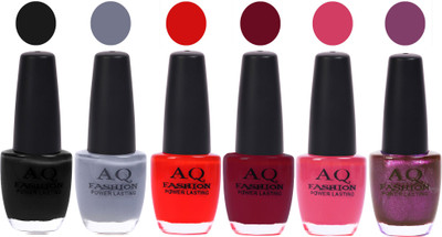 

AQ Fashion Gel Nail Polish Combo 2397 Multicolor(Pack of 6)