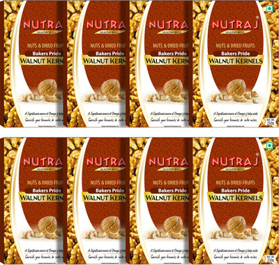 

Nutraj Bakers Pride Walnut Kernels 250 gm Pack of 8 ( 2kg), Walnuts(2 kg, Box)