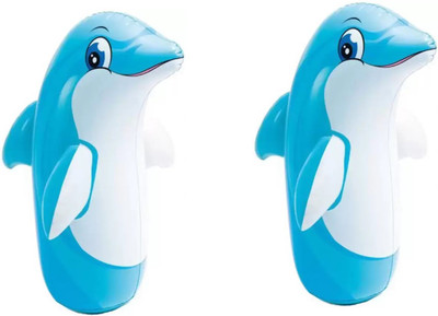 

Kanchan Toys Hit me Dolphin Pack Of 2 For Kids(Multicolor)
