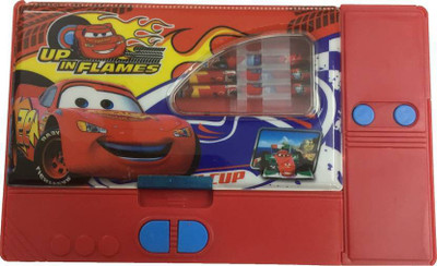 

BM New 1 Pencil Box Art Plastic Pencil Box(Set of 1, Multicolor)