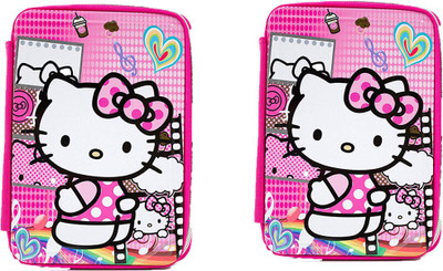 

Shopkooky Soft quality multipurpose stylish box Multipurpose soft quality box for kids Art Metal Pencil Boxes(Set of 2, Pink)