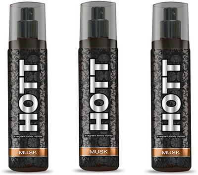 

HOTT MUSK Perfume Spray for Men Pack of 3 (135ml each) Perfume - 135 ml(For Men)