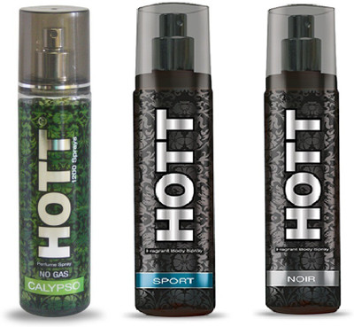 

HOTT CALYPSO, SPORT & NOIR Perfume Spray for Men- (Set of 3) (135ml each) Perfume - 135 ml(For Men)