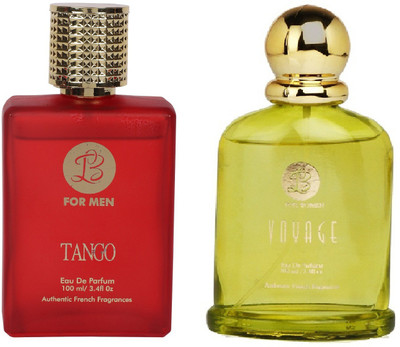 

Lyla Blanc Mens TANGO & Womens VOYAGE - (Set of 2 Perfume for Couple) (100ml each) Eau de Parfum - 200 ml(For Men & Women)