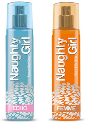 

Naughty Girl ECHO & FEMME Perfume Spray for Women- (Set of 2) (135ml each) Perfume - 135 ml(For Women)