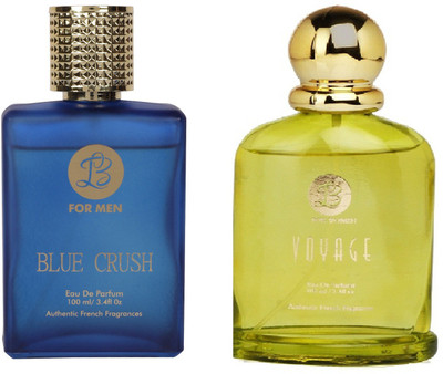 

Lyla Blanc Mens BLUE CRUSH & Womens VOYAGE - (Set of 2 Perfume for Couple) (100ml each) Eau de Parfum - 100 ml(For Men & Women)