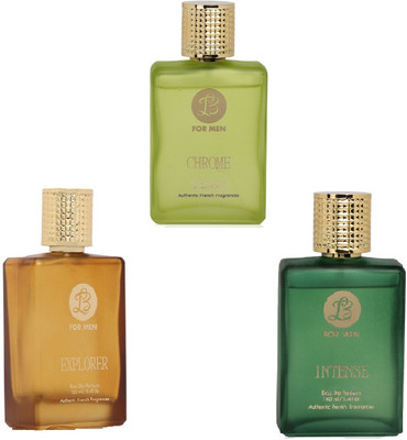 

Lyla Blanc CHROME EXPLORER INTENSE Perfume Spray for Men- (Set of 3) (100ml each) Eau de Parfum - 100 ml(For Men)