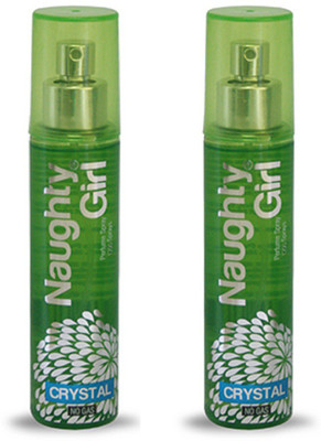 

Naughty Girl CRYSTAL Perfume Spray for Women- Pack of 2 (135ml each) Perfume - 135 ml(For Women)