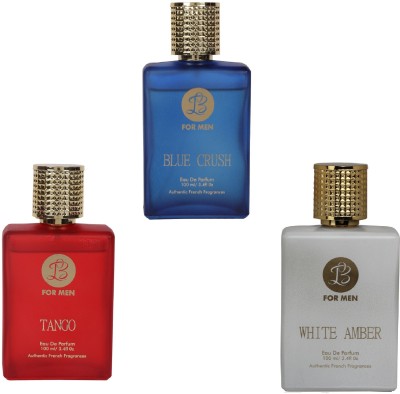 

Lyla Blanc TANGO BLUE CRUSH WHITE AMBER Perfume Spray for Men- (Set of 3) (100ml each) Eau de Parfum - 100 ml(For Men)