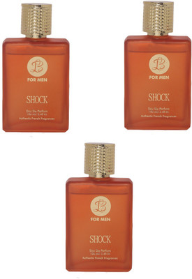 

Lyla Blanc SHOCK Perfume Spray for Men- Pack of 3 (100ml each) Eau de Parfum - 100 ml(For Men)