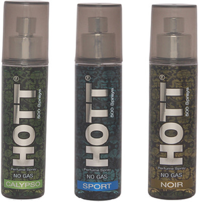 

HOTT CALYPSO, SPORT & NOIR Perfume Spray for Men- (Set of 3) (60ml each) Perfume - 60 ml(For Men)