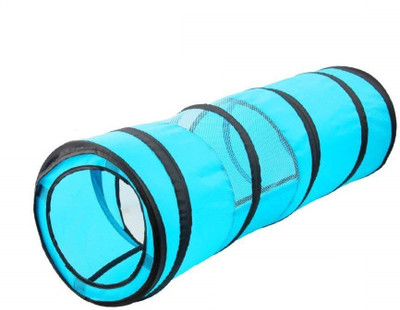 

SRI Pawise Tunnel and Cube Pop Up Collapsible Indoor Outdoor Toys for Small Cat Plastic Training Aid For Cat