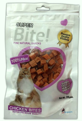 

Super Bite Bites Chicken Cat Treat(70 g, Pack of 3)