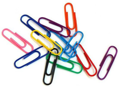 IMPRINT metal clips, Plastic coated  Pins(Set Of 200, Multicolor)
