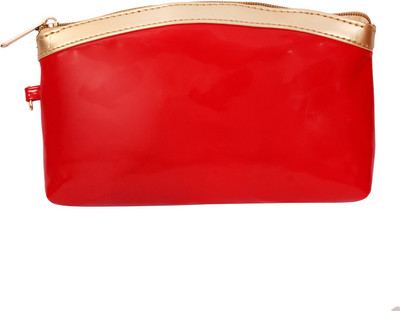 

MPK PERFECT Cosmetic Pouch for Women Color Red Cosmetic Bag(Red)