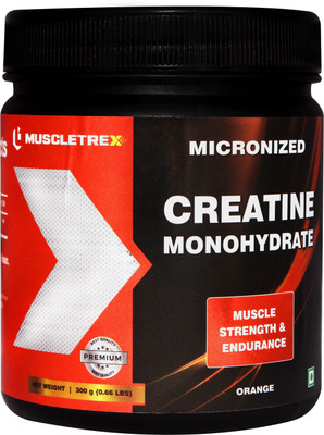 

Biotrex Nutraceuticals Muscletrex Micronized Creatine Monohydrate Powder, Orange - 300gm (0.66 lbs) Creatine(300 g, Orange)