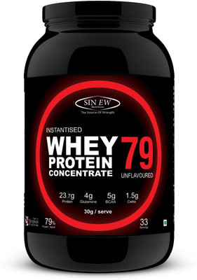 

Sinew Nutrition Raw Whey Protein Concentrate 79% Whey Protein(1 kg, Unflavored)